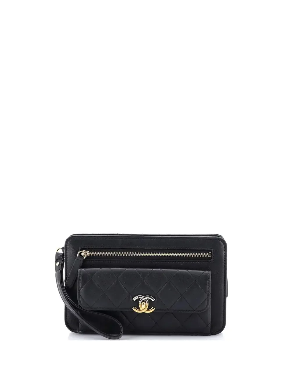 Chanel Front Pocket Clutch With Chain #233906C33B